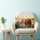 BRAZIL - I LOVE BRAZIL ランバークッション (椅子)