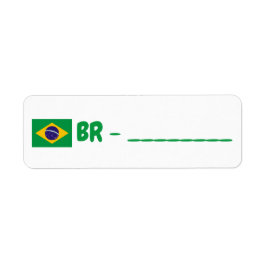 Brazil id postcrossing ラベル