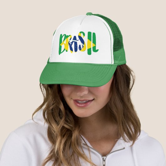 Brazil Logo – Foam Trucker Hat – World Cup 2026 Ed キャップ (インサイチュ)