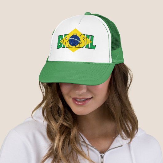 Brazil Logo – Foam Trucker Hat – World Cup 2026 Ed キャップ (インサイチュ)