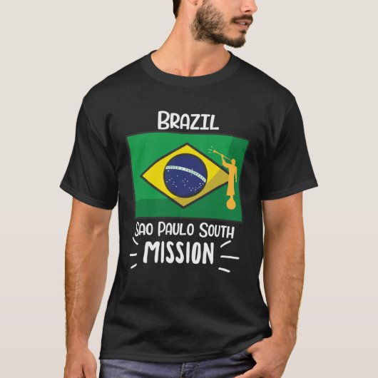 Brazil Sao Paulo South Mormon LDS Mission Missiona Tシャツ (正面)