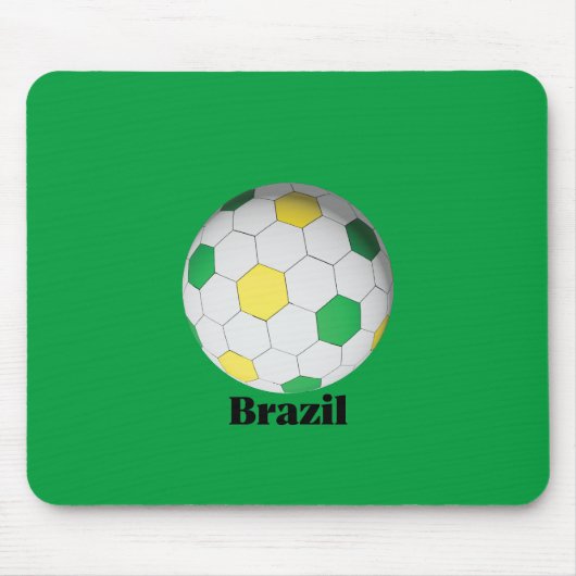 Brazil Soccer マウスパッド (正面)