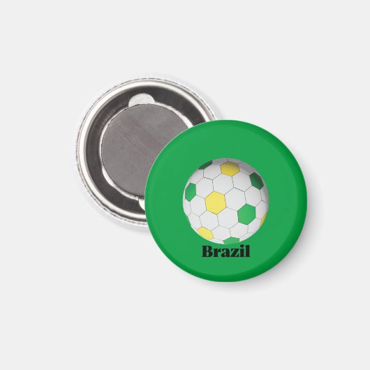 Brazil Soccer マグネット (正面/裏面)