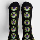Brazil Soccer Ball Sports ソックス (上部)