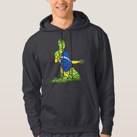 Brazil team Soccer, Selección de Brasil パーカ (正面)