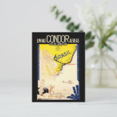 "Brazil" Vintage Travel ポストカード (スタンド正面)