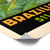 Brazil - Vintage Travel Poster Prints ポスター (角)