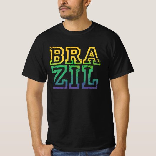 Brazil World Cup Soccer Tシャツ (正面)