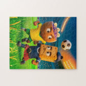 Brazilian açaí bowl versus Scottish shortbread soc ジグソーパズル (横)