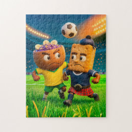 Brazilian açaí bowl versus Scottish shortbread soc ジグソーパズル