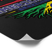 Brazilian Brazil US American USA United States ポスター (角)