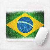 Brazilian_Flag_Pencil_Painting マウスパッド (マウス)
