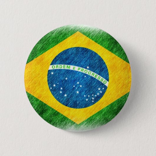 Brazilian_Flag_Pencil_Painting 缶バッジ (正面)