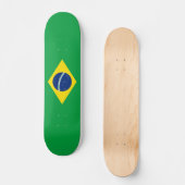 Brazilian Flag Skateboard スケートボード (正面)