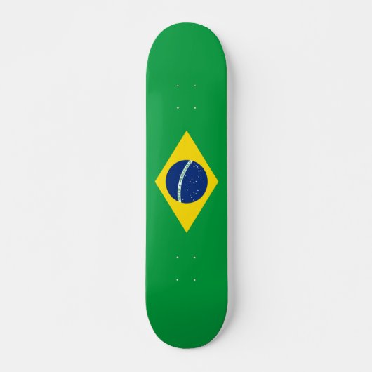 Brazilian Flag Skateboard スケートボード (正面)