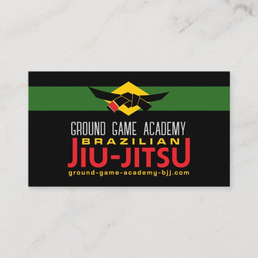 Brazilian Jiu-Jitsu Academy Instructor 名刺 (正面)