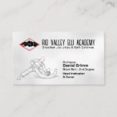 Brazilian Jiu-Jitsu Academy & Instructor 名刺 (正面)
