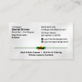 Brazilian Jiu-Jitsu Academy Instructor 名刺 (裏面)