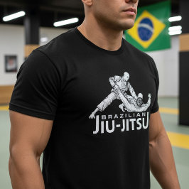 Brazilian Jiu-Jitsu Grappling Illustration Tシャツ
