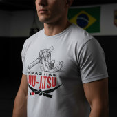 Brazilian Jiu-Jitsu Grappling Illustration Tシャツ