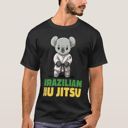 Brazilian Jiu Jitsu Grappling Koala Tシャツ (正面)