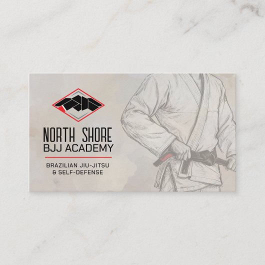 Brazilian Jiu-Jitsu Instructor 名刺 (正面)