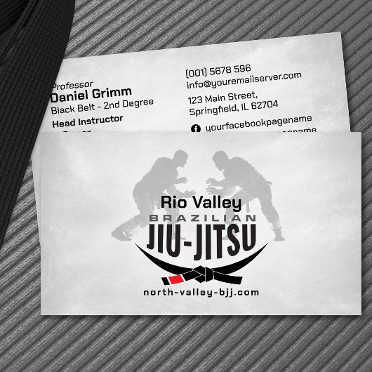 Brazilian Jiu-Jitsu Instructor 名刺