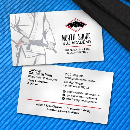 Brazilian Jiu-Jitsu Instructor 名刺
