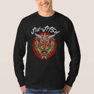 Brazilian Jiu Jitsu Lion Demon   BJJ MMA Grappling Tシャツ