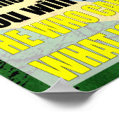 Brazilian Jiu Jitsu "See the invisible" Poster ポスター (角)