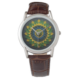 Brazilian Leaf Mandala - Watch 腕時計
