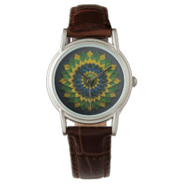 Brazilian Leaf Mandala - Watch 腕時計