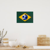 Brazilian soccer team ポスター (キッチン)