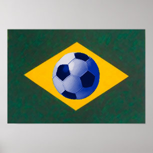 Brazilian soccer team ポスター