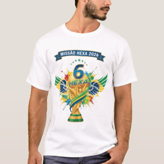 Brazil's Road to Hexa: World Cup 2026 Design Tシャツ