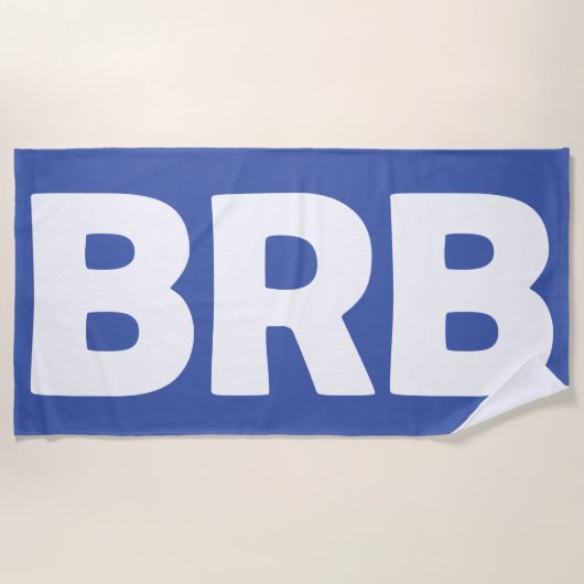 BRBビーチタオル ビーチタオル (正面)