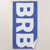 BRBビーチタオル ビーチタオル (正面)