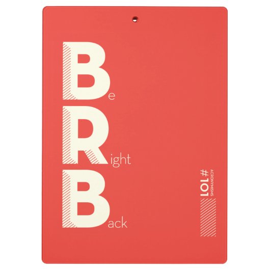 BRB クリップボード (裏面)