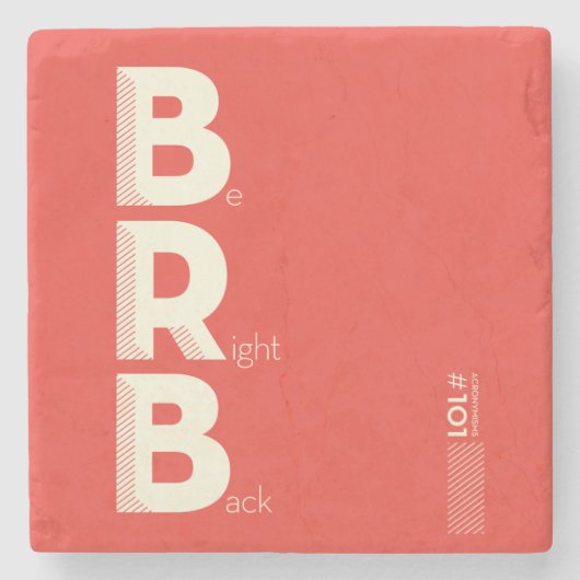 BRB ストーンコースター (正面)