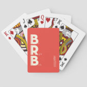 BRB トランプ (裏面)