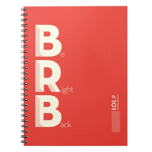 BRB ノートブック (正面)