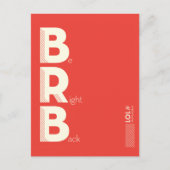 BRB ポストカード (正面)