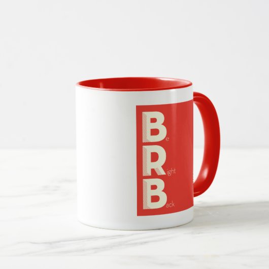 BRB マグカップ (正面右)