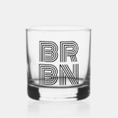 BRBNバーボンハンターウイスキーコレクター ウイスキーグラス (正面)