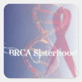 BRCA SISTERHOOD小型封筒用シール、シール スクエアシール (正面)