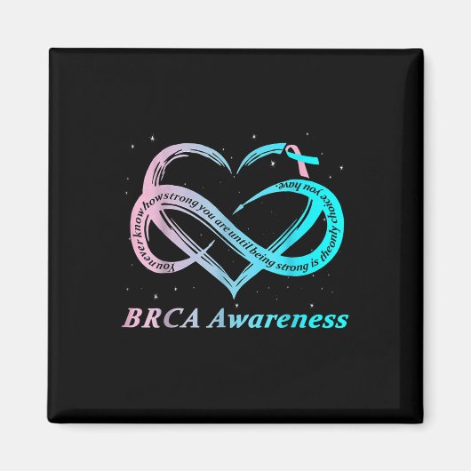 Brca Warrior Im乳素晴らしがん認識度 マグネット (正面)