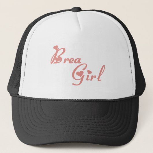 Brea Girl Teシャツ キャップ (正面)