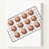 Bread Bakerカスタマイズ可能なレシピジャーナル ノートブック (裏面)