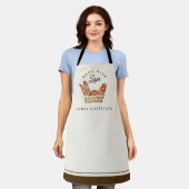 Bread Bakers Personalized Apron エプロン (着用した状態)
