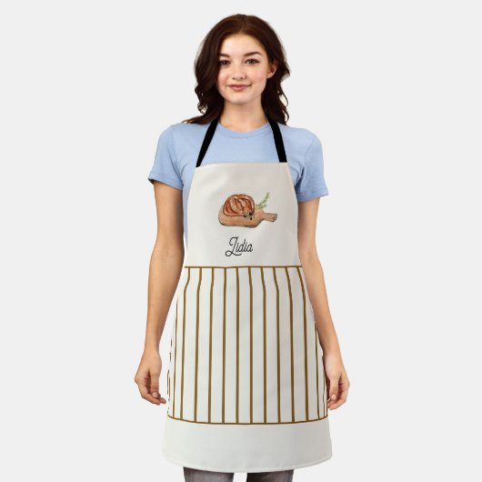 Bread Bakers Personalized Apron エプロン (着用した状態)